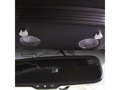 UPR Products Billet Map Light Button Covers; Satin (05-14 Mustang)