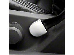 UPR Products Billet Seat Strap Covers; Satin (05-14 Mustang)