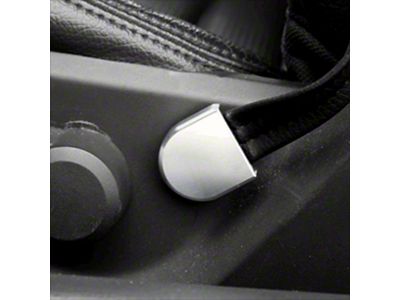 UPR Products Billet Seat Strap Covers; Satin (05-14 Mustang)