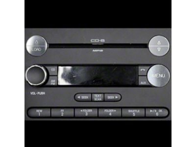 UPR Products Billet Shaker Radio Button Covers; Polished (05-09 Mustang)