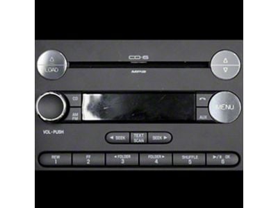 UPR Products Billet Shaker Radio Button Covers; Satin (05-09 Mustang)