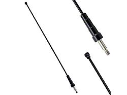 UPR Products Billet Shorty Antenna; 14-Inch Black (79-09 Mustang)