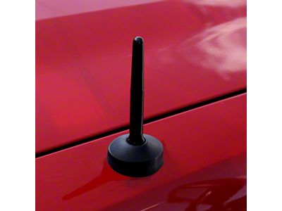 UPR Products Billet Shorty Antenna; 3.50-Inch Black (79-09 Mustang)