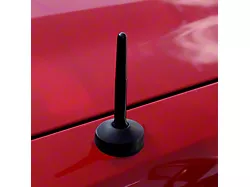 UPR Products Billet Shorty Antenna; 3.50-Inch Black (79-09 Mustang)