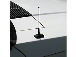 UPR Products Billet Shorty Antenna; 6-Inch Black (10-14 Mustang