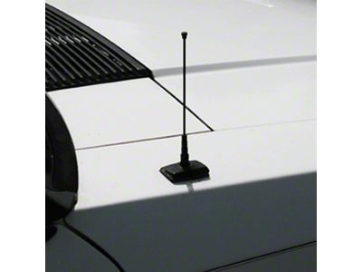 UPR Products Billet Shorty Antenna; 6-Inch; Black (79-09 Mustang)
