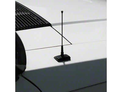 UPR Products Billet Shorty Antenna; 6-Inch Black (10-14 Mustang