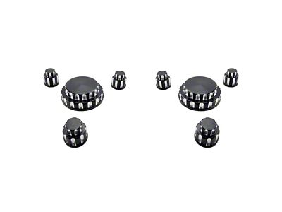 UPR Products Billet Strut Tower Cap Covers; Polished (15-25 Mustang)