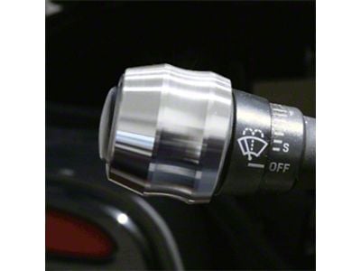 UPR Products Billet Turn Signal Knob Cover; Polished (94-04 Mustang)