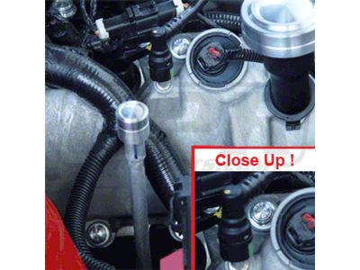 Billet Valve Cover Bolt Cap Kit; Polished (05-09 Mustang)