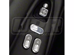 UPR Products Billet Window Switch Kit; Satin (94-04 Mustang Coupe)