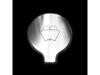UPR Products Billet Windshield Washer Cover; Satin (05-09 Mustang)