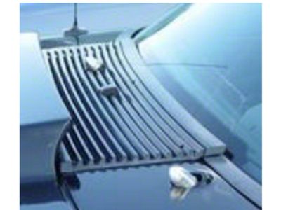 UPR Products Billet Wiper Delete Kit; Polished (94-04 Mustang)