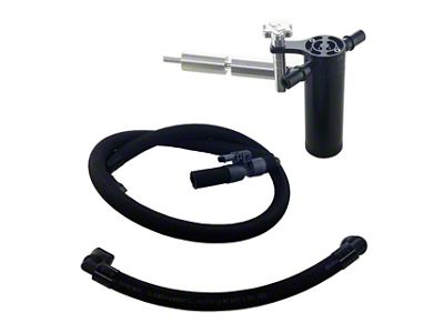 UPR Products Clean Side Oil Catch Can; Black (15-23 Mustang EcoBoost)