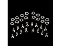 Fender Washer Hardware Kit; Stainless Steel (94-04 Mustang)