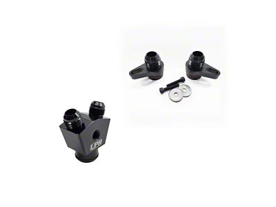 Front Cylinder Head Coolant Fittings and Y Block (96-04 Mustang Cobra, Mach 1; 07-12 Mustang GT500)