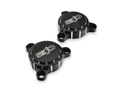 UPR Products Howling Coyote Billet Strut Cap Covers (15-25 Mustang GT, Dark Horse)