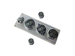 UPR Products Howling Coyote Engine Cap Covers; Satin (15-17 Mustang GT)