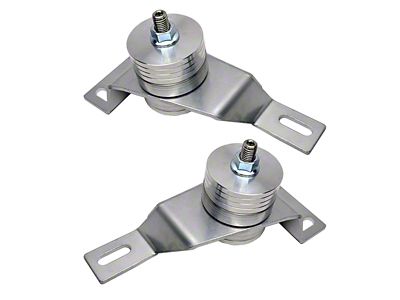 UPR Products LS Adjustable Urethane Motor Mounts with Solid Bushings (79-04 Mustang w/ LS Swap)