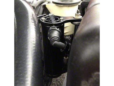 UPR Products Plug N Play SC Oil Catch Can; Satin (96-04 Mustang GT)