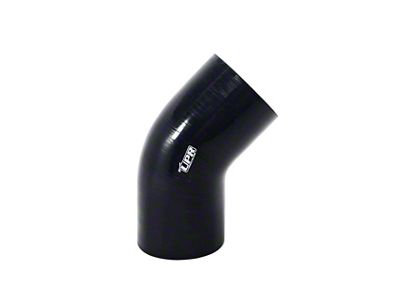 UPR Products Pro Series Silicone 45-Degree Elbow Coupler; 4.00-Inch; Black (Universal; Some Adaptation May Be Required)