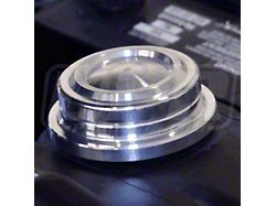 UPR Products Radiator Cap Cover; Satin (96-14 Mustang)