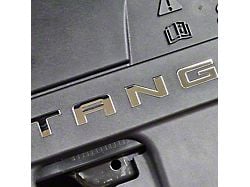 UPR Products Radiator Cover Insert Letters; Chrome (24-25 Mustang)