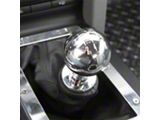 Round 5-Speed Shift Knob; Polished (05-10 Mustang GT, V6)
