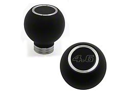 UPR Products Round Composite Shift Knob with 4.6 Logo; Satin (05-10 Mustang GT)