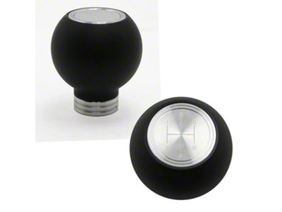 UPR Products Round Composite Shift Knob with 5-Speed Logo; Satin (05-10 Mustang GT, V6)