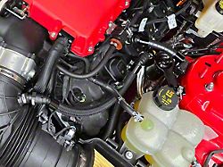 UPR Products Roush Supercharged Plug N Play Oil Catch Can; Satin (24-25 Mustang GT, Dark Horse)