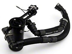 Single Valve Plug N Play Oil Catch Can; Black (24-26 Mustang GT, Dark Horse)