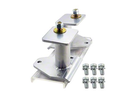 UPR Products Small Block Chevy 350 Engine Swap Mount Adapter Plate Kit (79-95 Mustang)