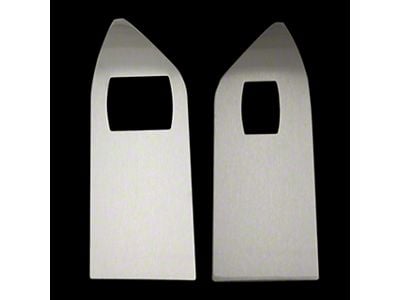 UPR Products Stainless Steel Window Switch Plates; Brushed (05-09 Mustang Coupe)