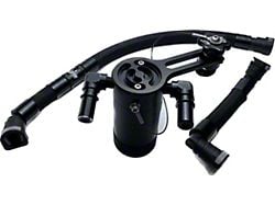 UPR Products Whipple Supercharged Plug N Play Oil Catch Can; Black (24-25 Mustang GT, Dark Horse)