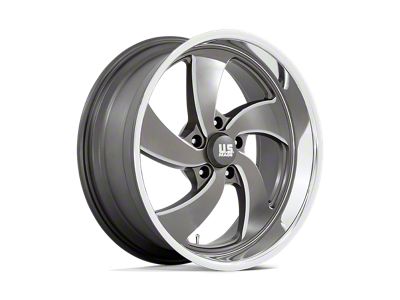US Mag Desperado Anthracite Milled with Diamond Cut Lip Wheel; Right Directional; 20x8; 1mm Offset (93-02 Camaro)