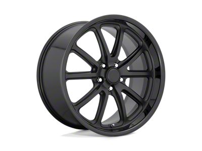 US Mag Rambler Gloss Black Matte Black Wheel; 18x8; 1mm Offset (93-02 Camaro)