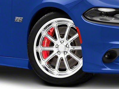 US Mag Rambler Chrome Wheel; 20x8.5; 15mm Offset (11-23 RWD Charger, Excluding Widebody)