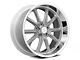 US Mag Rambler Matte Gunmetal Machined Wheel; Rear Only; 20x10.5 (11-23 RWD Charger, Excluding Widebody)