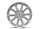 US Mag Rambler Matte Gunmetal Machined Wheel; Rear Only; 20x10.5 (11-23 RWD Charger, Excluding Widebody)