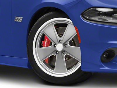 US Mag Roadster Matte Gunmetal Machined Wheel; 20x9 (11-23 RWD Charger, Excluding Widebody)