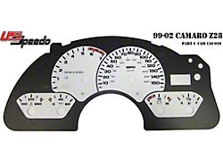 US Speedo Daytona Edition Gauge Face; MPH; White (00-02 Camaro)