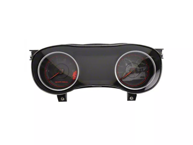 US Speedo Black Ops Edition Gauge Face; MPH (15-23 Charger Scat Pack)