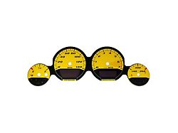 US Speedo Daytona Edition Gauge Face; 140 MPH; Yellow (06-09 Charger)
