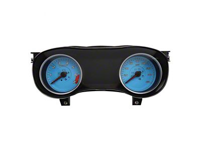 US Speedo Daytona Edition Gauge Face; 160 MPH; Light Blue (15-23 Charger, Excluding SRT Hellcat)