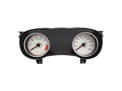 US Speedo Daytona Edition Gauge Face; 180 MPH; White (15-23 Charger, Excluding SRT Hellcat)