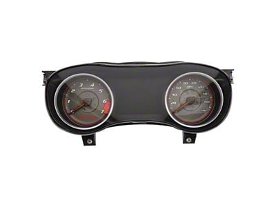 US Speedo Daytona Edition Gauge Face; MPH; Charcoal (15-23 Charger Scat Pack)