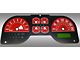 US Speedo Daytona Edition Gauge Face; KMH; 6-Gauges Red (05-09 Mustang GT)