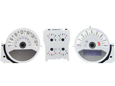 US Speedo Daytona Edition Gauge Face; MPH; Yellow (11-12 Mustang GT)