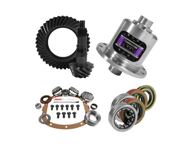 USA Standard Gear Posi Rear Axle Ring and Pinion Gear Kit with Install Kit; 3.23 Gear Ratio (93-02 Camaro)